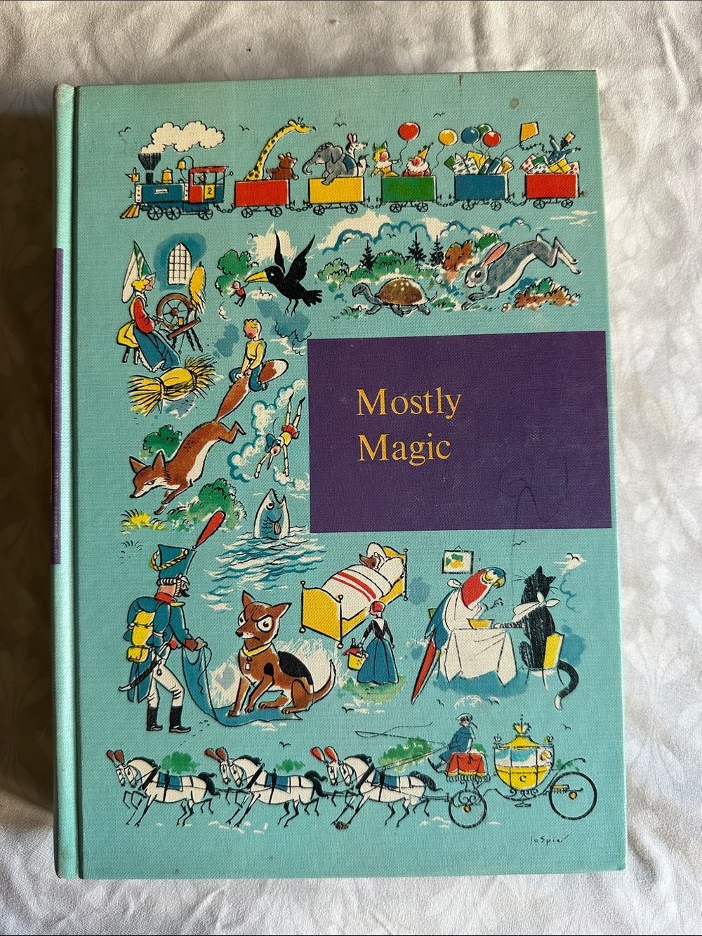 Through Golden Windows Mostly Magic Children's Vintage Hardcover Book